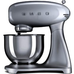 Smeg SMF01SVUK 50s Style Stand Mixer in Silver